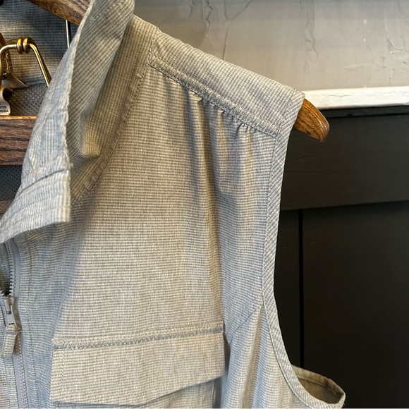 Duluth‎ Trading Co Sol Survivor Sun Protection Tunic Vest Gray Full Zip XXL - Picture 6 of 13